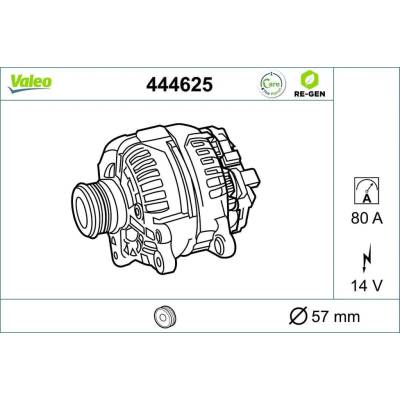 Generátor VALEO 444625