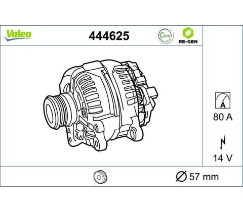 Generátor VALEO 444625
