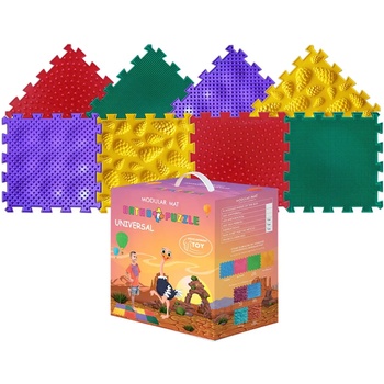 Image 1 of Ortho Puzzle Модулен килим за игра Ortho Puzzle - Микс, универсален (OP04)