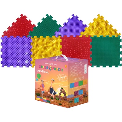 Ortho Puzzle Модулен килим за игра Ortho Puzzle - Микс, универсален (OP04)