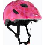 MET Детска велосипедна каска MET Hooray pink hearts glossy