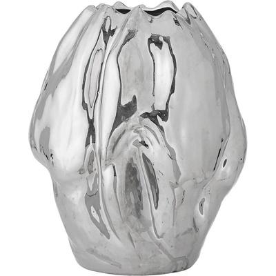 Bloomingville Глинена ваза в сребрист цвят (височина 29 cm) Bobby - Bloomingville (82062637)
