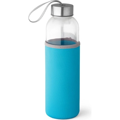 Raise Športová fľaša zo skla a nerezovej ocele 520 ml Svetlo modrá, 520 ml