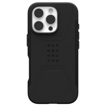 Urban Armor Gear iPhone 16 Pro UAG Civilian MagSafe case black
