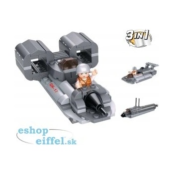 Sluban B0537F Tryskový čln 3v1