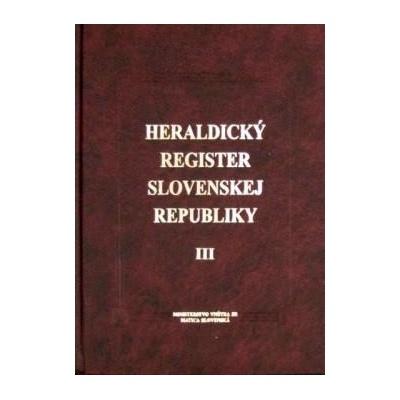 Heraldický register Slovenskej republiky III - Peter Kartous, Ladislav Vrteľ