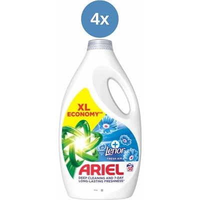 Ariel Plus prací gel Fresh Air 4 x 2,25 l 50 PD