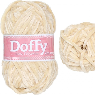Příze Doffy - žinylka Doffy: 1145 Světle přírodní