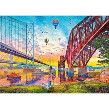 Gibsons - Puzzle Three Bridges Crossing - 1 000 piese