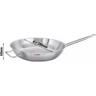 G.Gastro Pánev z nerezové oceli 60 mm nepřilnavá 280 mm