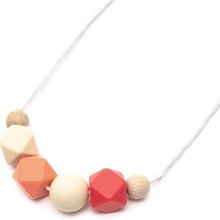 MimiJo Silikónové dojčiace korále Jahodový Cheesecake