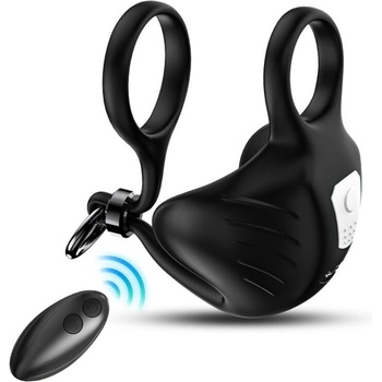 SuperLove Scrotum Testicles Vibrator Black