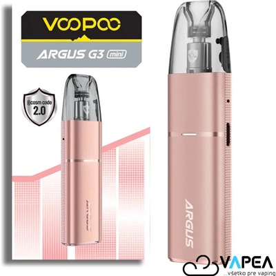VooPoo Argus G3 MINI 1350 mAh Rose Gold 1 ks