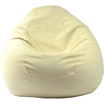 PUFRELAX Пуф, круша, 520л. , Nirvana Gigant - Lemon, Перящ се калъф, Пълнеж от Полистиролни перли, Гама Premium, 8384 (PUF-G-NGG-PT-LE)