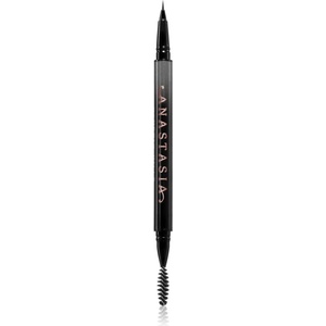 Anastasia Beverly Hills MicroStroke Brow Pen маркер за вежди с четка цвят Dark Brown 0.5ml