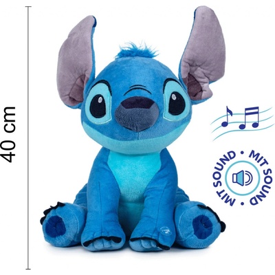 Lilo a Stitch Lilo and Stitch Stitch sedící 40 cm – Zboží Dáma