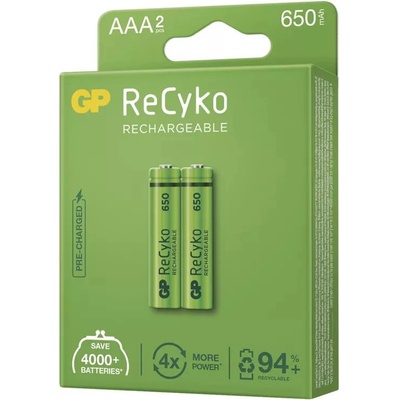 GP ReCyko AAA 650mAh 2ks 1032122062
