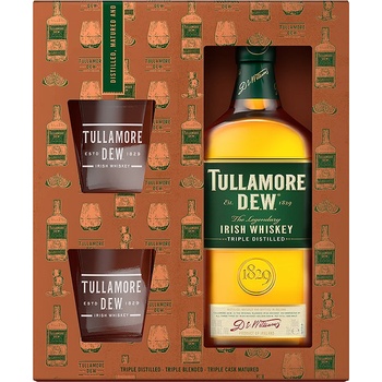 Image 1 of Tullamore D.E.W. Tullamore D. E. W. с две ниски чаши - бленд ирландско уиски 700ml 700 ml