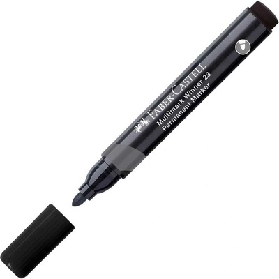 Faber-Castell Перманентен маркер 23, объл, черен (1010120076)
