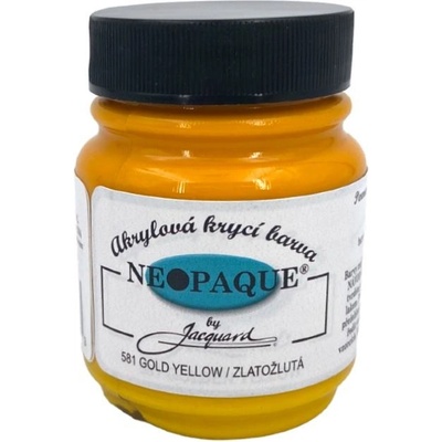 Jacquard Nemetalická krycí barva Neopaque 581 zlatožlutá