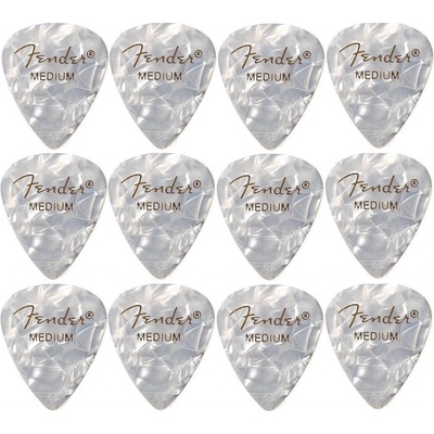 Fender 351 Shape Premium M 12 White Moto Trsátko