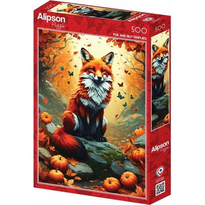 Alipson Liška a motýli 500 dílků