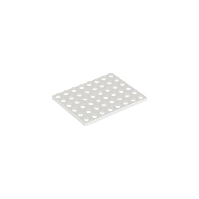 3036 White Plate 6 x 8