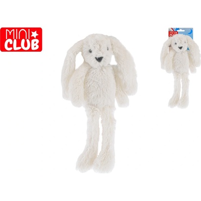Mini Club zajačik biely dlhé nohy 37 cm