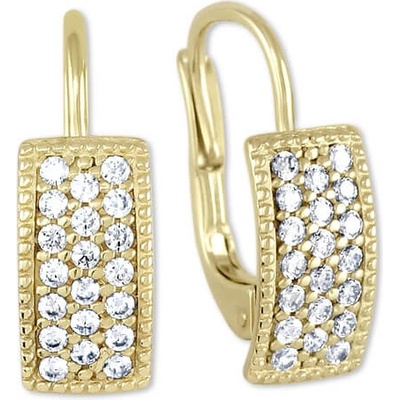 Soliter Krásne náušnice zo žltého zlata 239 001 00679