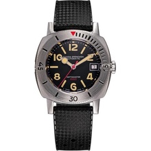 Nivada Grenchen Depthmaster Numerals Black - Rubber Tropic