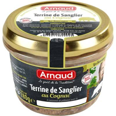 Arnaud Terrine de Sanglier au Cognac Terina z divočáka s koňakem 180 g