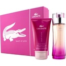 Kosmetické sady Lacoste Touch of Pink EDT 90 ml + tělové mléko 150 ml dárková sada