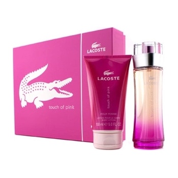 Lacoste Touch of Pink EDT 90 ml + tělové mléko 150 ml dárková sada