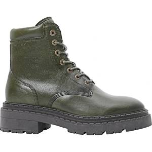 Ten Points Дамски ежедневни боти Ten Points Women's Sonja Lace Boots Tanned Leather Casual boots - Green - размер 40 (EU) (126-0520-0315)