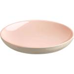 Emile henry (Франция) Керамична чиния emile henry salad plate салатена - цвят розово и екрю (eh 8920-r4)
