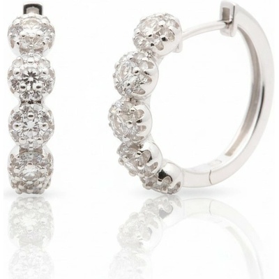 Presinsky Strieborné zirkónové kruhy ø21mm EZC125847