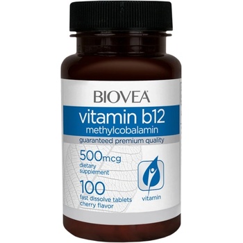 Image 1 of BIOVEA Vitamin B12 Methylcobalamin 500 mcg [100 Таблетки]