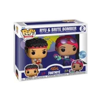 Funko Pop! Games Fortnite- 2PK Ryu & Brite Bomber