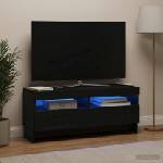 vidaXL LED телевизионен кабинет EDE 100 x 35 x 43 см Черно (896106)