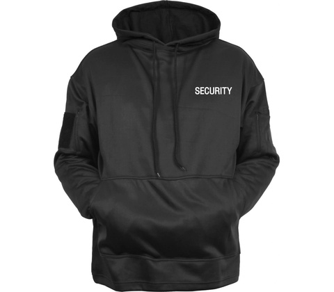 SECURITY s kapucí černá
