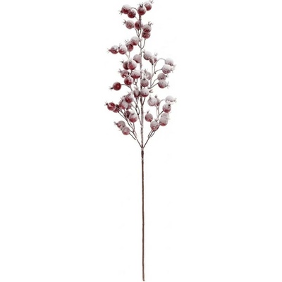 KONÁR ŠÍPKY ČERVENÝ ZASNEŽENÝ 64CM