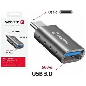 Swissten OTG ADAPTER USB-CM/USB-AF