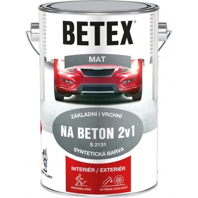 Betex 2v1 na beton S2131 5 kg šedá – Zboží Dáma