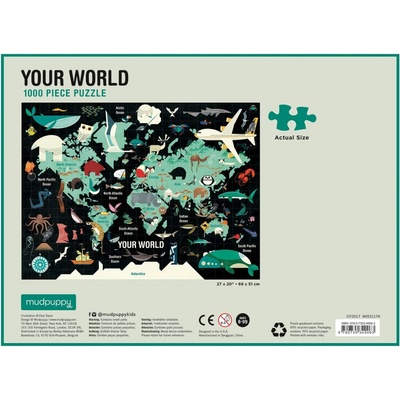 Mudpuppy 1000 dielov Náš svet your world