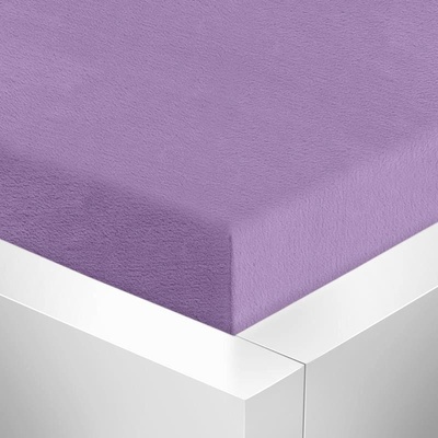Bellatex Prostěradlo mikroflanel světle fialové 90x200