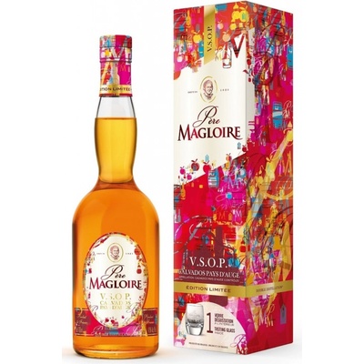 Pére Magloire Calvados Pays d'Auge VSOP 40% 0,7 l (darčekové balenie 1 pohár)
