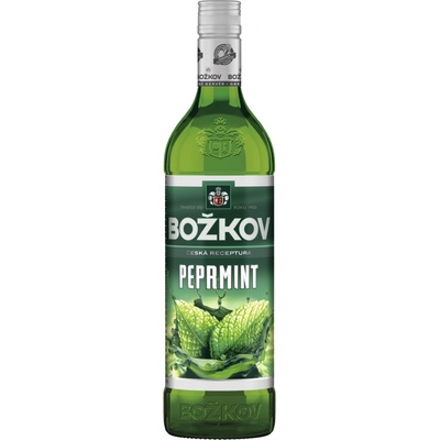 Božkov Peprmint 19% 1 l (holá láhev) – Zboží Dáma