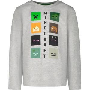 Minecraft Блуза с дълъг ръкав Minecraft Heroes Skins Logo, размер 116 (GC-MNCT-257_116)