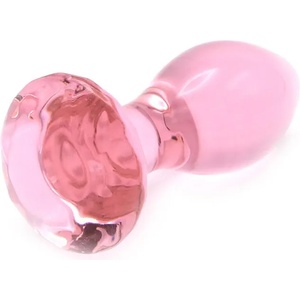 Kiotos Glass Plug Crystal Gem Pink