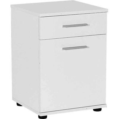 TopMebel Нощно шкафче Trendline в бял цвят 40x39x57см